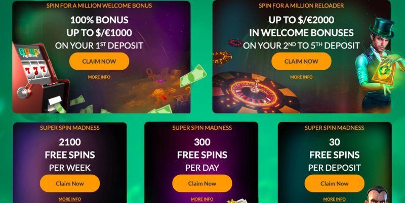 Overview of spin million casino mobile Overview of spin million casino mobile